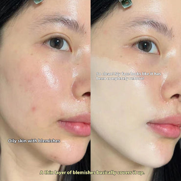 Cappuvini Moisturizing Concealer Makeup Air Cushion Concealer Matte Nude Color Makeup Girlish Style Student Domestic Goods