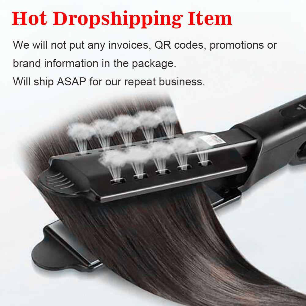 U.S. Standard Non-injury Hair Straightener Steam Hair Straightener Splint (Copy)