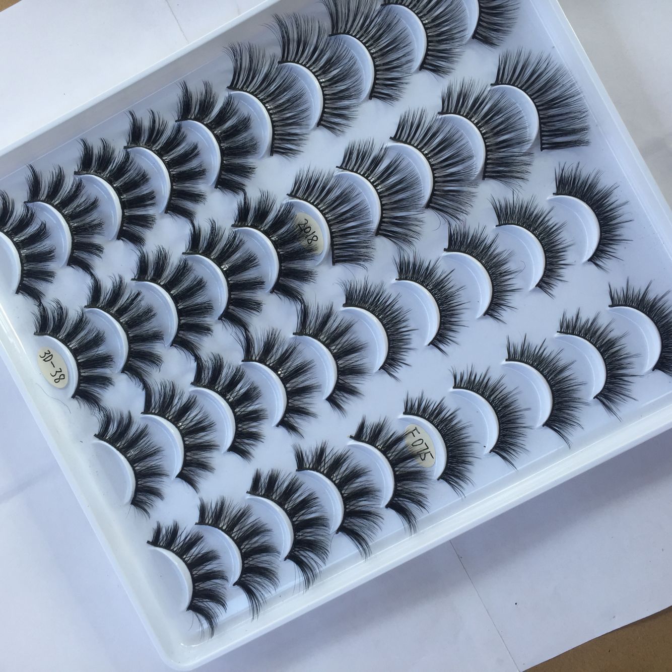 20 Pairs Of False Eyelashes Multi-Layer Set - Three-Dimensional Mixed Styles