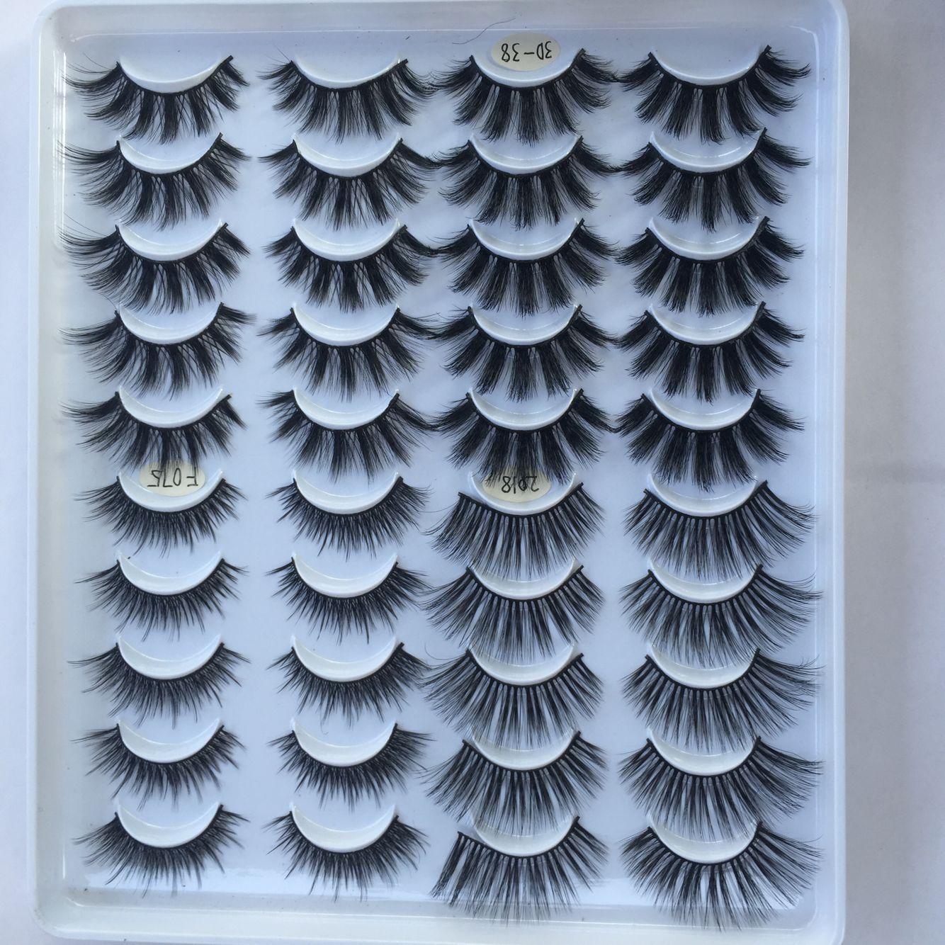 20 Pairs Of False Eyelashes Multi-Layer Set - Three-Dimensional Mixed Styles