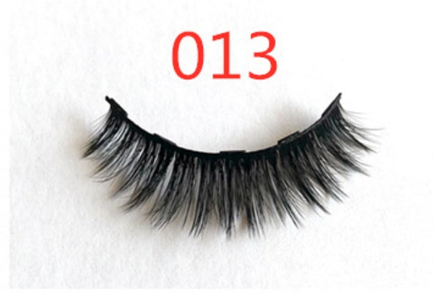 A Pair of Magnetic False Eyelashes with Magnets in Fashion