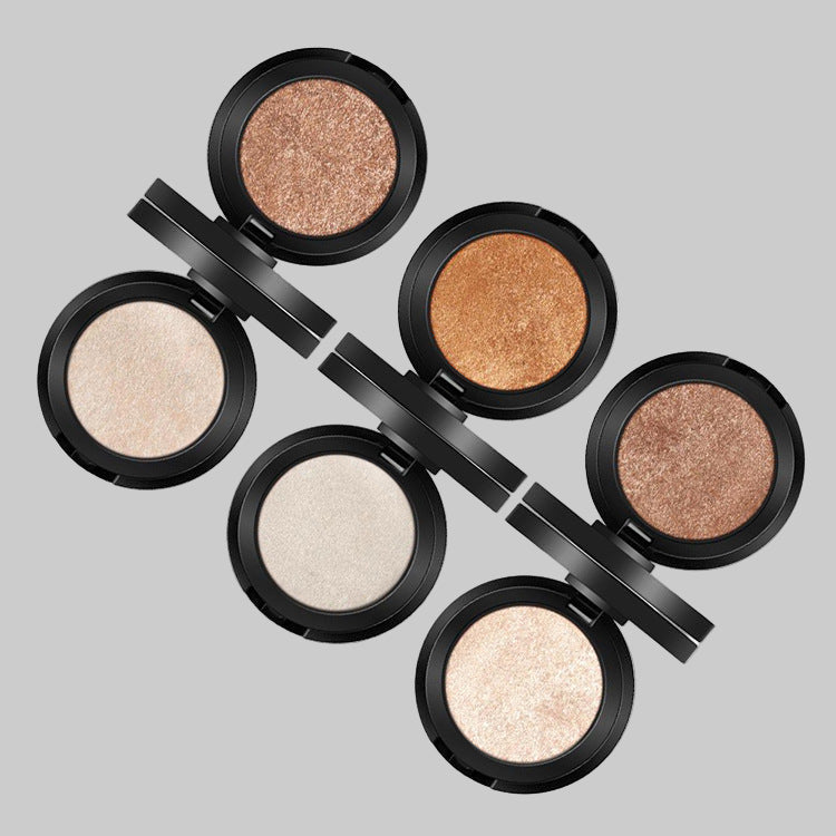 MYS Brand Face Makeup Powder 6 color Waterproof Minerals Shimmer Brightener Contour Glow Kit Bronzer Highlighter Makeup Palettes