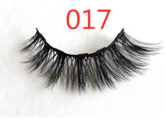 A Pair of Magnetic False Eyelashes with Magnets in Fashion