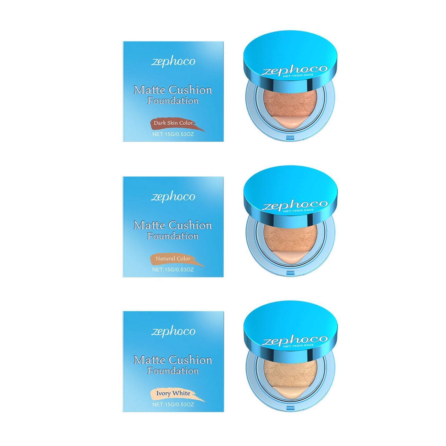 Matte Concealer Air Cushion Cover Skin Light Natural Makeup Feeling Air Cushion