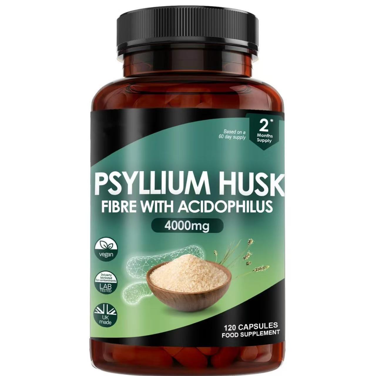 Yang Plantain Seed Shell Capsule Probiotics Supplement