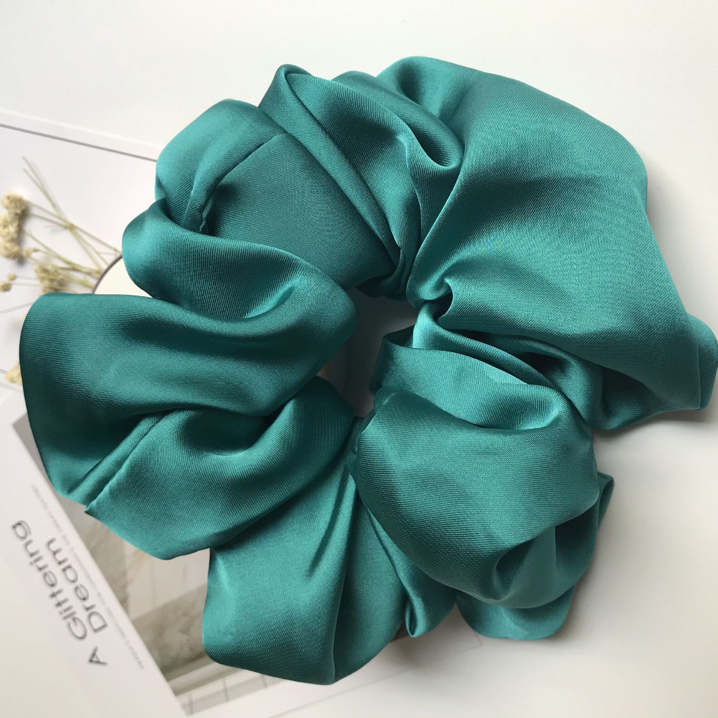 Oversized Smooth Satin Large Intestine Circle Hair Tie (Copy)