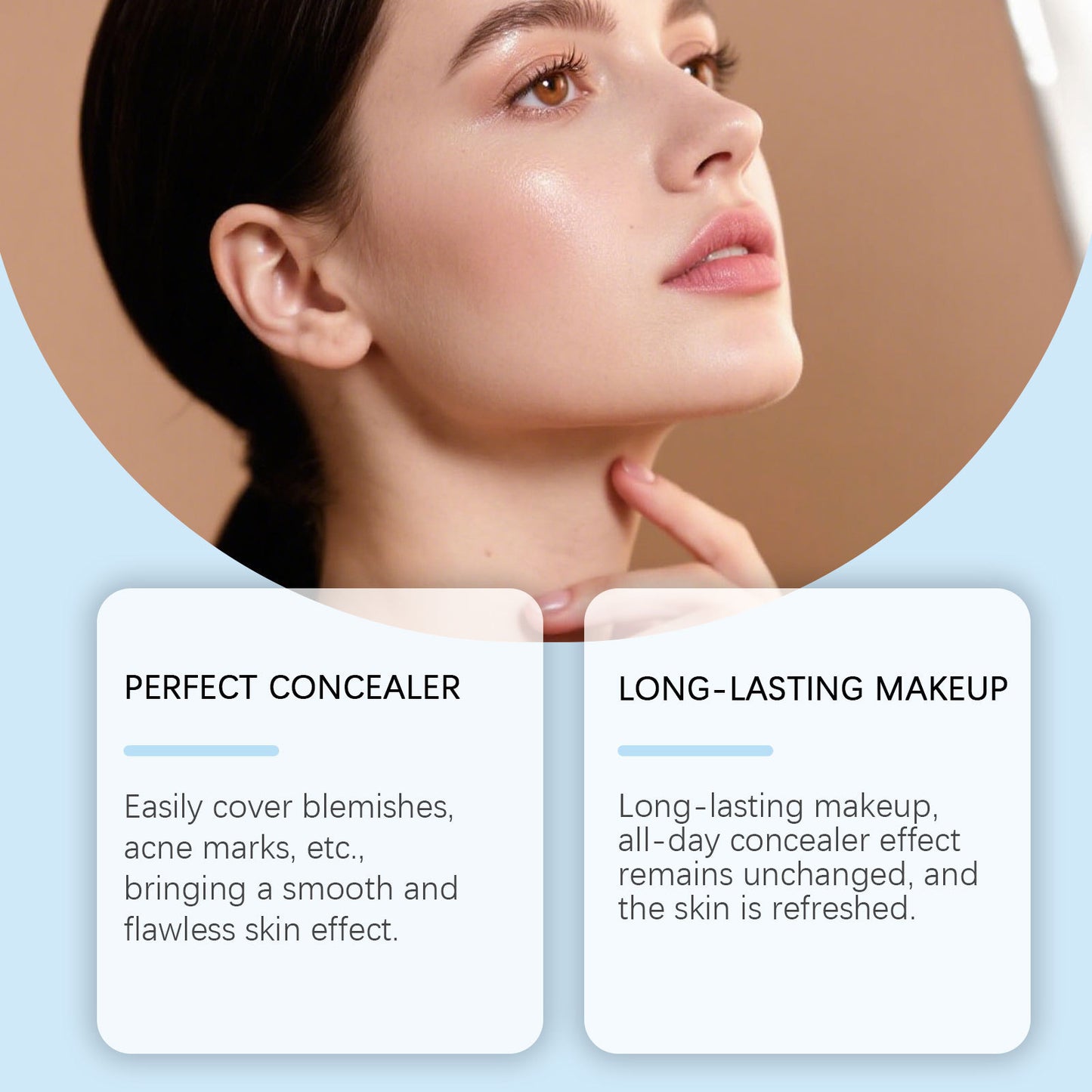 Matte Concealer Air Cushion Cover Skin Light Natural Makeup Feeling Air Cushion