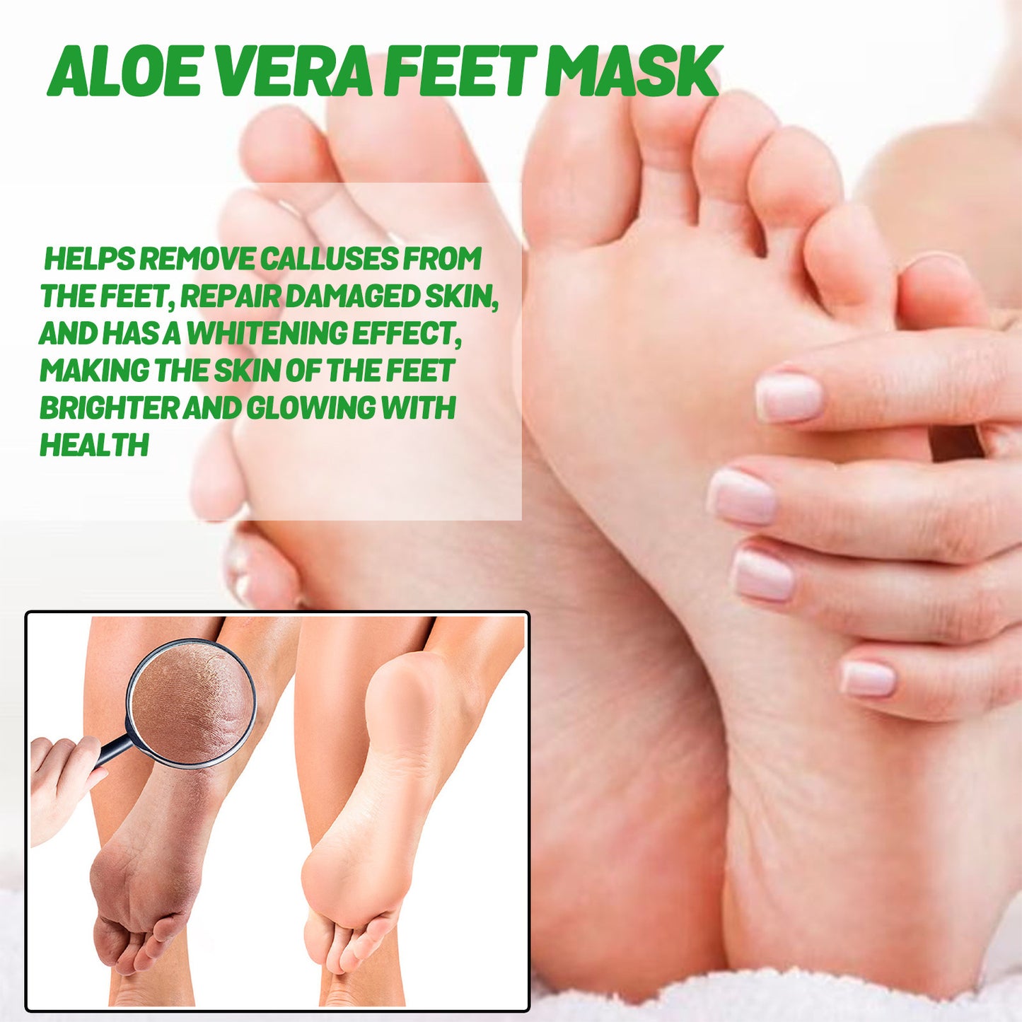 Aloe Foot Mask Moisturizing Skin Rejuvenation And Firming