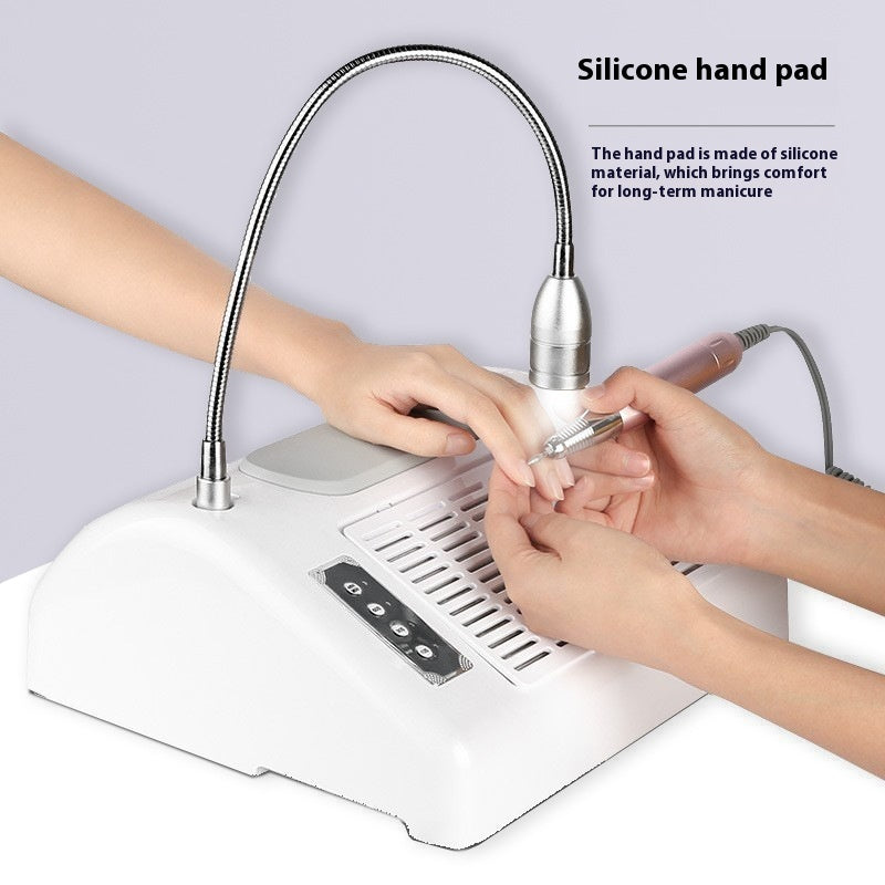 Manicure Multi-functional Integrated Nail Remover Heating Lamp High-power Vacuum Cleaner