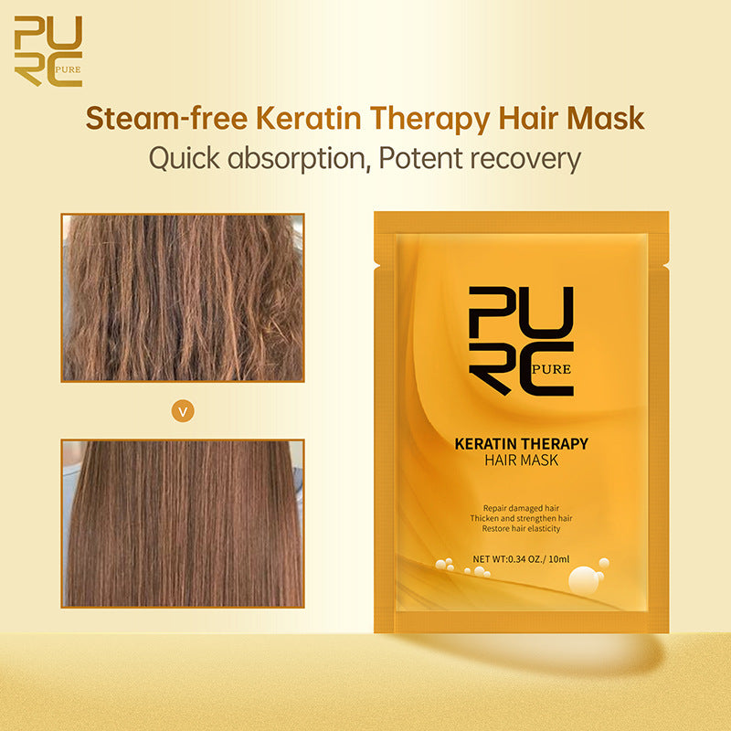 Keratin White Pearl Hair Mask Replenishment